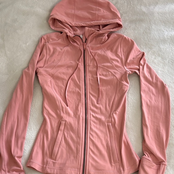 lululemon athletica Tops - Lululemon Pink Zip-Up Hoodie Jacket